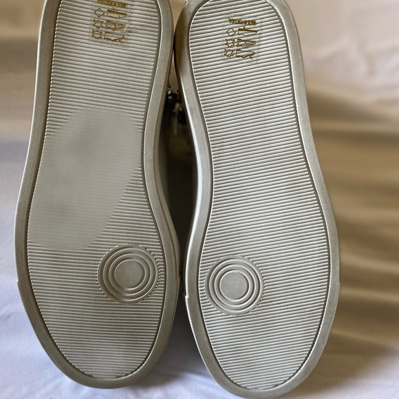 Zadig&Voltaire White Studded High Flash Leather Sneakers - Picture 7 of 7